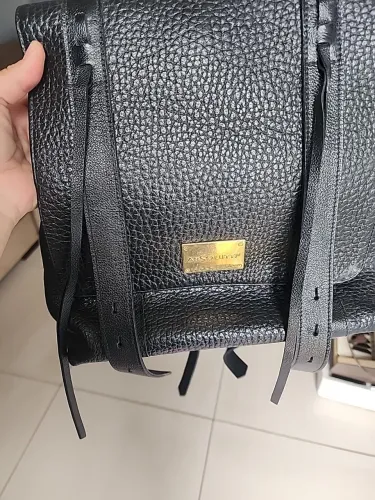 Bolsa/Mochila Absolutti em Couro Legítimo - Excelente Estado