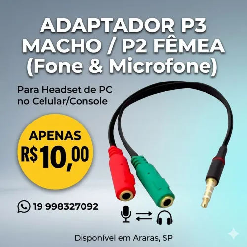 Adaptador fone