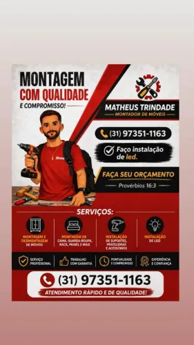 Montador de Móveis BH e Região !