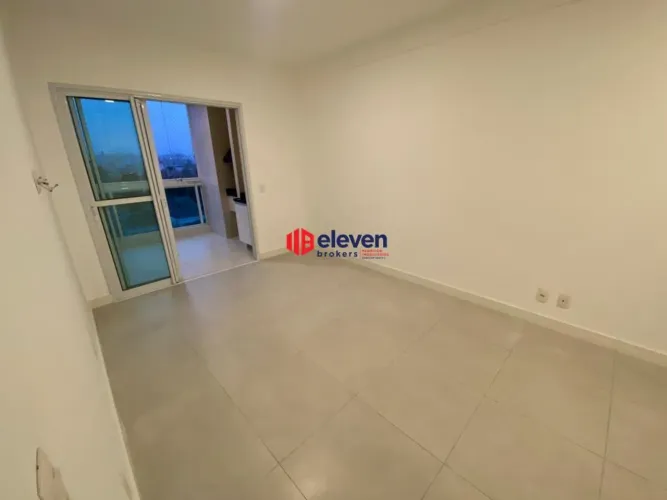 Apartamento para Locação na Ponta da Praia  2 Suítes, Varanda com Churrasqueira e Lazer Co