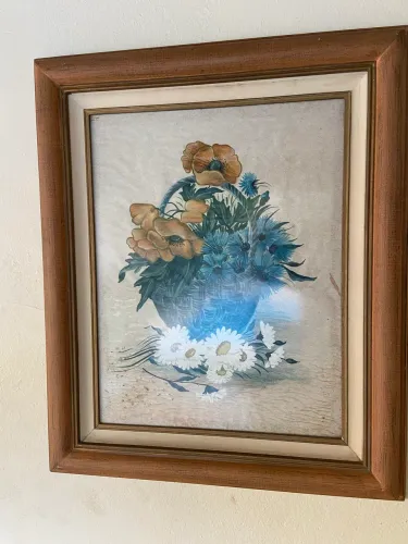 Quadro com desenho de flores
