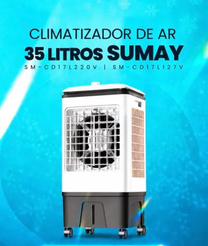 Climatizador de Ar Sumay 35L - Novo e a Pronta Entrega