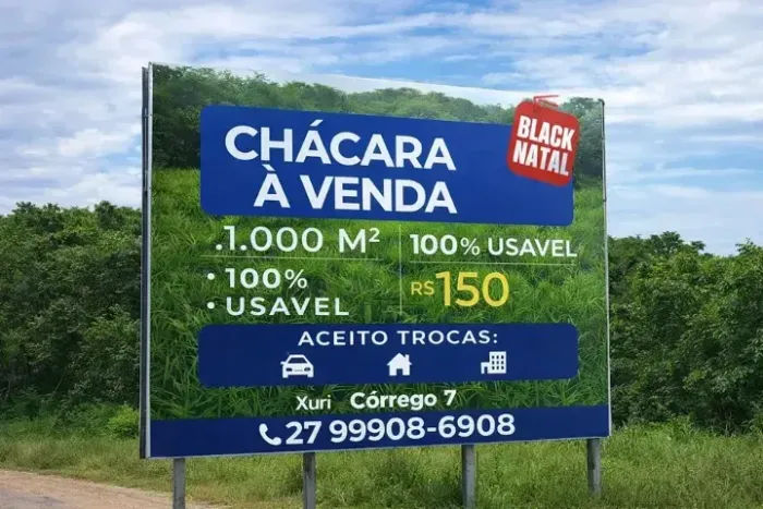 Chácara Vila Velha, 1.000m2 em Sete Xuri com Energia - Aceita Troca | ACEITO PROPOSTAS
