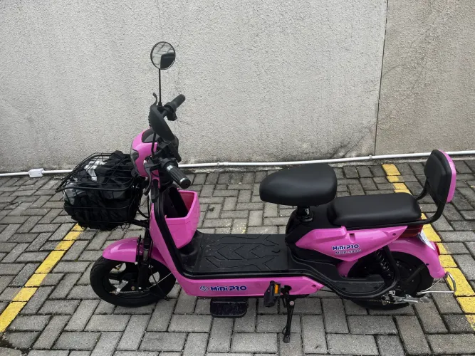 BICICLETA ELÉTRICA ROSA