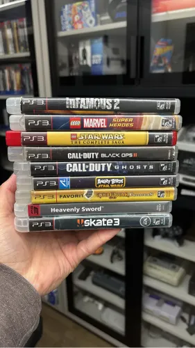 Lote de jogos ps3 e ps4