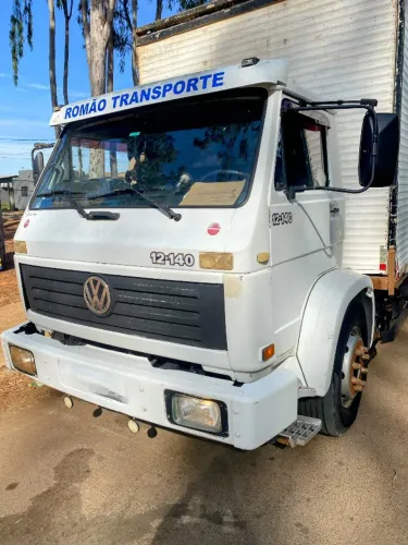 Caminhão está trabalhando