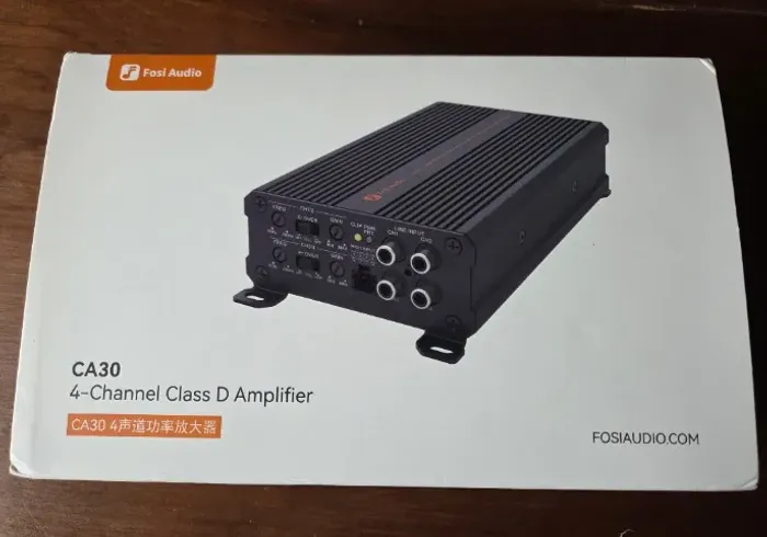 Amplificador Automotivo Fosi Audio CA30 - Para Som de Qualidade - 4 Canais (Novo na Caixa)