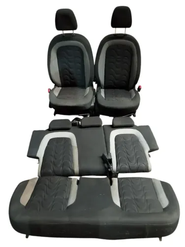 Jogo De Banco Citroen C3 2016 Com Pequenas Avarias Preto