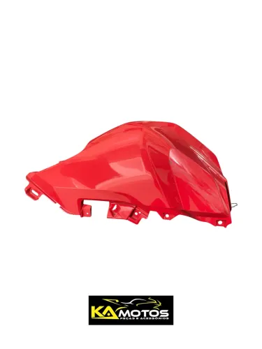 CARENAGEM LATERAL TANQUE L/D TITAN 160 2025/2026 VERMELHA