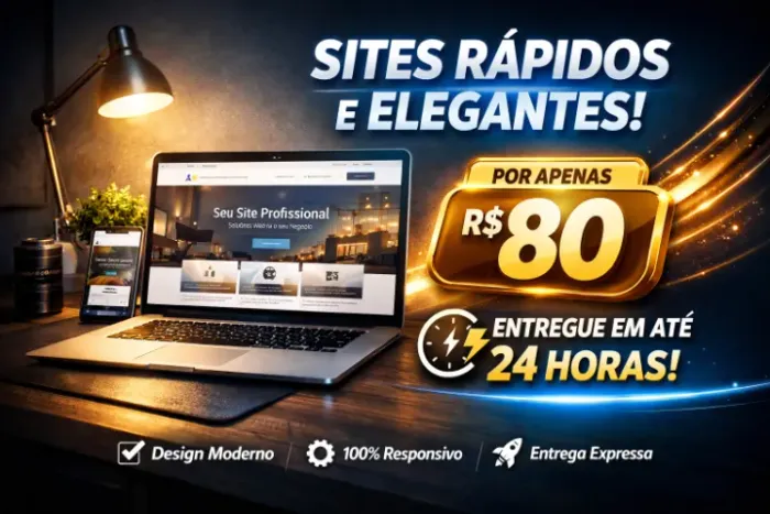 Site Profissional Para Empresas.