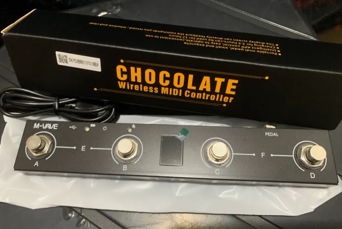 Controlador Mídi M-vave Chocolate Plus Bluetooth Android IOS