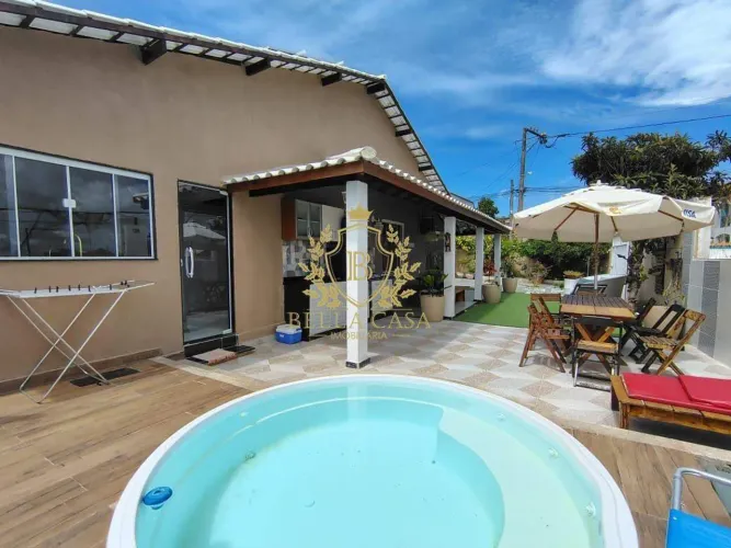 Casa Independente com Piscina e Quintal Amplo no Caminho de Búzios Cabo Frio/RJ
