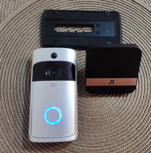 Campainha inteligente Vídeo porteiro Wi fi