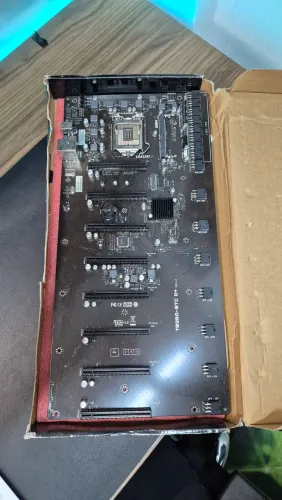 Placa Mãe Mineração TB360-BTC D+ Biostar 8 e 9 geração 