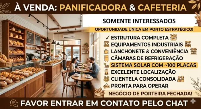 VENDA DE PANIFICADORA