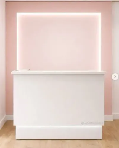 Balcão Clean Para Recepção - Escritório - Loja - Recepção - Consultórios