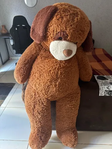 Pelúcia de Cachorro Grande - Marrom