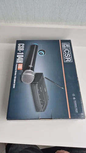 Microfone CSR 104H Sem Fio de Mão VHF