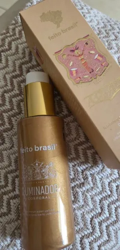 Iluminador Corporal Dourado Feito Brasil