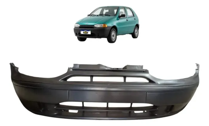Parachoque Dianteiro Palio 1996 1997 1998 1999 2000 Preto Preto Texturizado