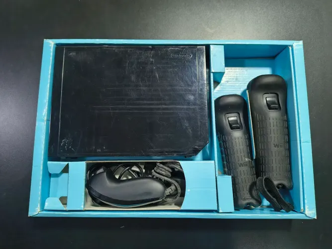 Nintendo Wii Preto Completo