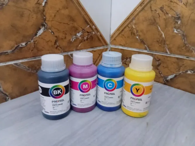 4 Tintas pigmentadas para impressora Hp 250ml profeel