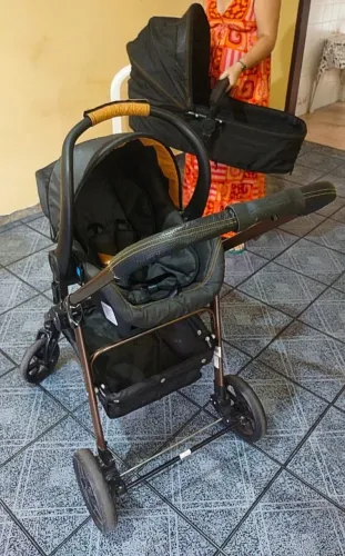 carrinho de bebê galzerano 3 em 1