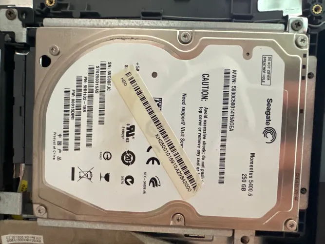 Hd 250gb notebook