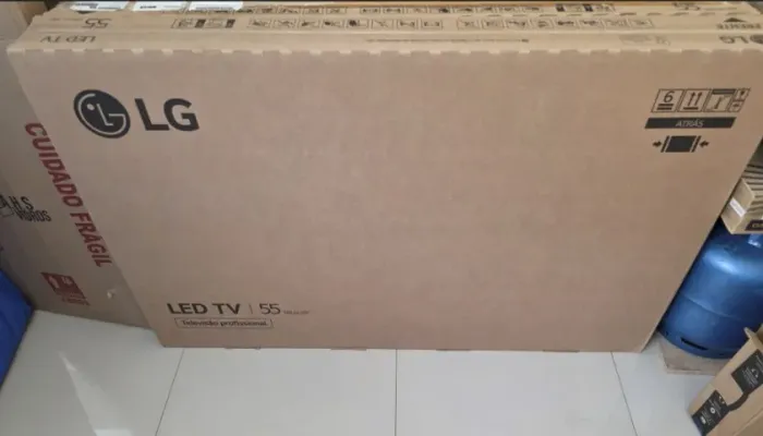TV LG 55" LED 4K UHD Smart Pro 55AU801C0SA, Nova, Garantia, Nota Fiscal