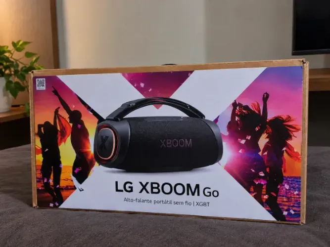 Caixa de Som LG Xboom Go XG8T Bluetooth 5.3 - Novo Lacrado, com Nota Fiscal