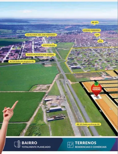 Vende-se Lote Residencial Park do Buritis/ São Miguel dos Campos 