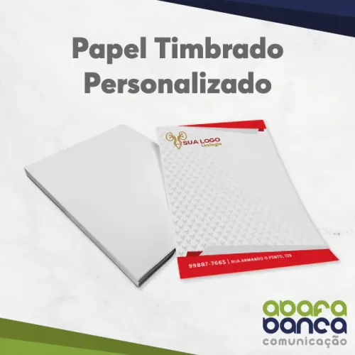 Papel Timbrado Personalizado 1000 unid A4