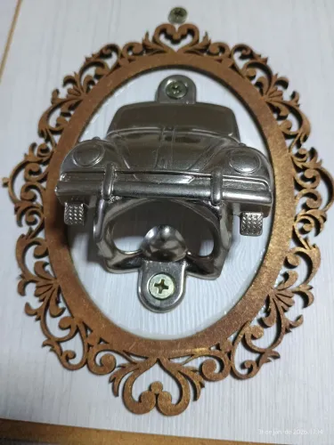 Fusca VW abridor de garrafa cerveja 