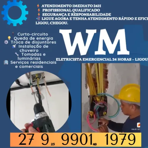 Eletricista profissional 24 horas