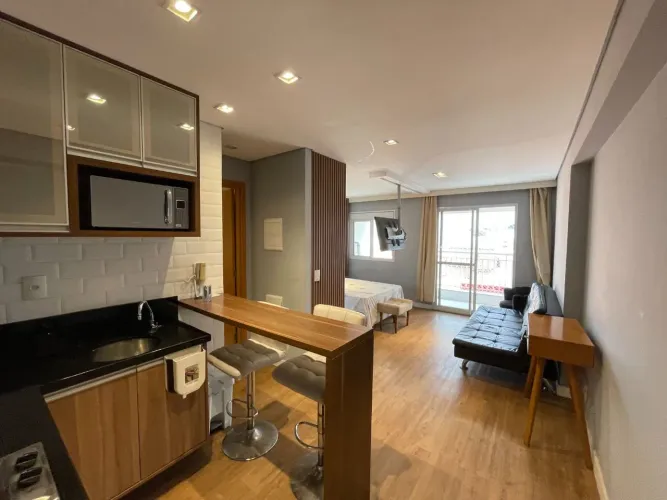 Studio para locação - Condomínio Via Alameda- 37m² - 1 Vaga - Centro de Guarulhos/SP