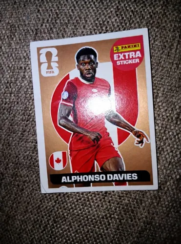 Figurinha legend do Canadá, jogador Aphonso Davies bronze.