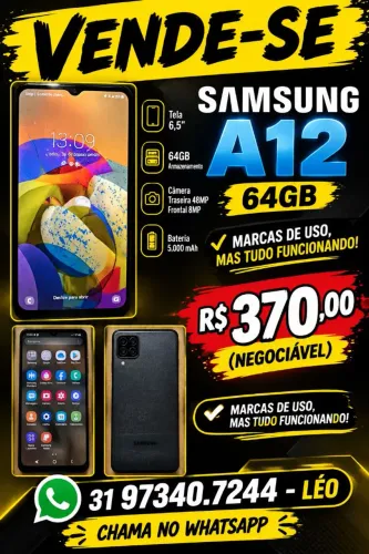 Celular A12 e Teclado Bluetooth