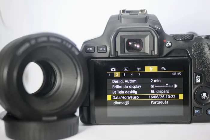 Canon sl3 com lente 50mm 1.8 STM