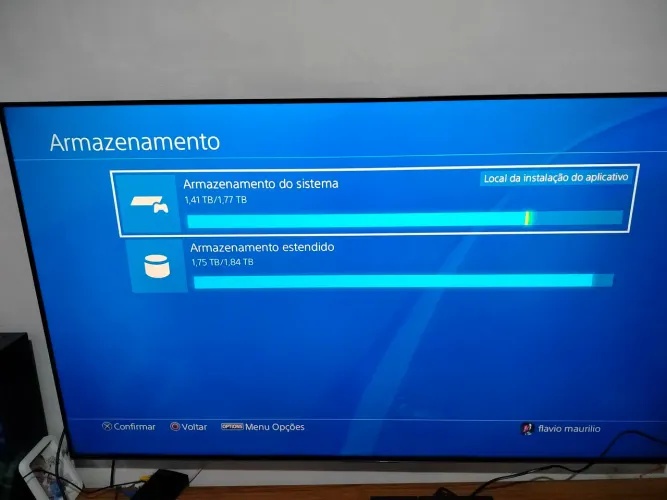 pS4 Fato 2 TB interno ou com +2 TB externo 