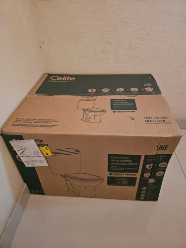 Kit bacia com caixa novo