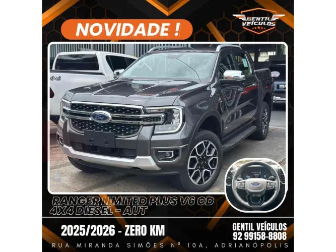 Ford Ranger Limited 3.0 V6 4X4 CD TB Die. AUT 2026