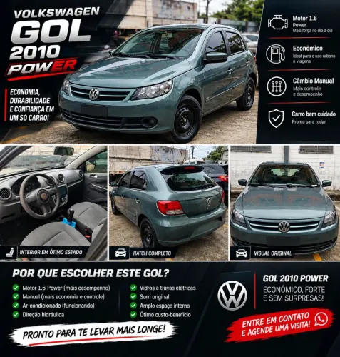 Volkswagen Gol Geração V 1.6 8V MI Total Flex Mec. 4P 2010