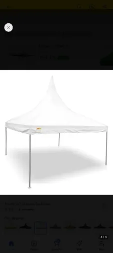 Tenda Chapéu de Bruxa 5x5 usada