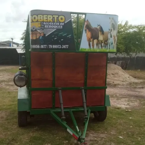 Reboque de dois eixos pra dois cavalos 