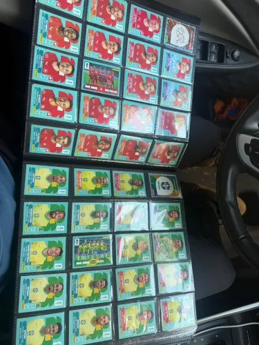 Pasta com todas as figurinhas da copa