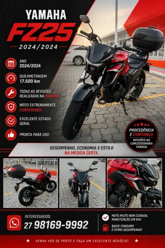? Yamaha FZ25 2024 ? Extremamente Conservada