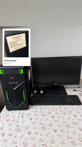 PC Completo Intel i5 + Monitor Acer + Periféricos | R$ 700
