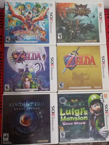 Jogos Nintendo 3ds completos EUA