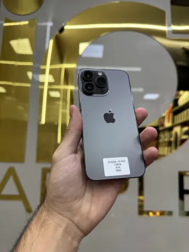 IPHONE 13 PRO 128GB BATERIA TROCADA 5G SEMI NOVO BLACK QUEIMÃO 