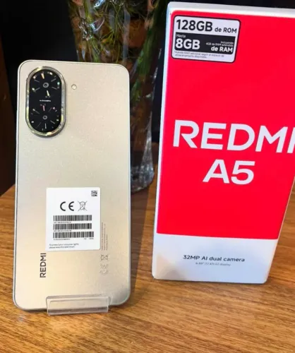 Telefone zero Novo - Versão GLOBAL - Redmi A5 - 128/4 Gold +. Entrega Grátis tooop